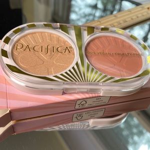 Pacifica Highlighter and Blush in colors Glimmer Shimmer and Fire Lit